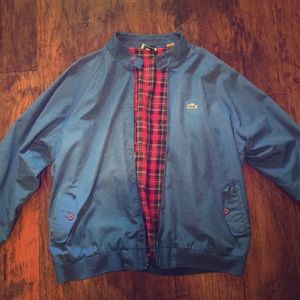 Retro Blue Men’s Lacoste Jacket